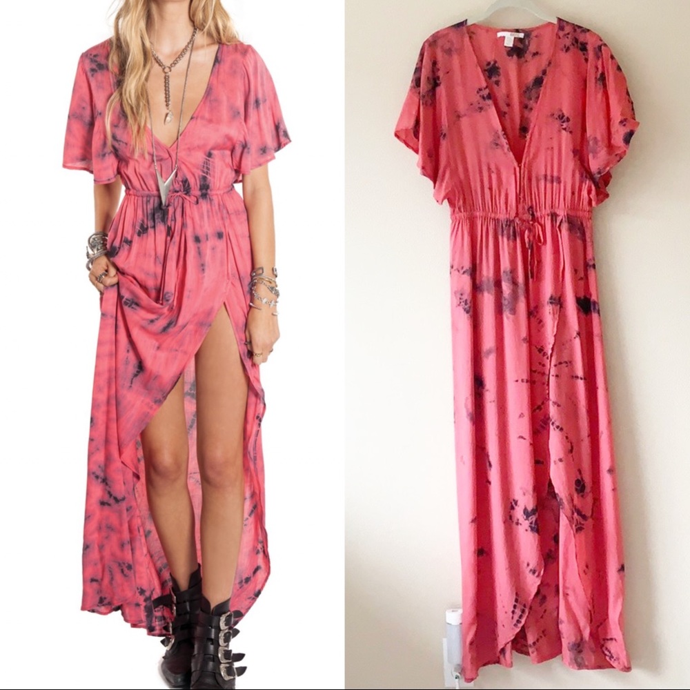 Amuse Society Next Level Tie Dye Maxi Dress